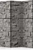 3-teiliger Einseitiger Vlies Paravent - Stone Tab 135x172 Produktbild-Vorschau 1