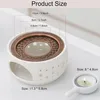 Ohrievač na čaj keramický čaj útulný porcelánový držiak na Náhľad obrázku produktu 2