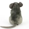 Maus/Ratte aufrecht stehend grau 17 cm Produktbild-Vorschau 3