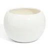 Pot de fleurs en céramique Boule avec soucoupe blanc Rond Voir les images du produit 4