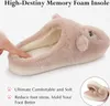 ASKSA Flauschige Hausschuhe Damen Herren Winter Katze Produktbild-Vorschau 4