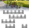 Aopunly Stojan na bicykle pre 3 bicykle Stojan čierny Náhľad obrázku produktu 1