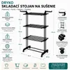 Skladací sušiak na prádlo s rozmermi 173 cm a kolieskami, Náhľad obrázku produktu 3