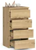 Kommode mit 4 Schubladen Kommode Organizer Kommode mit Produktbild-Vorschau 2