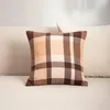 HOMLA MELROSE flauschiger karierter Kissenbezug 45x45 cm Produktbild-Vorschau 5