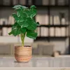 Relaxdays Kunstpflanze Monstera, 2er Set künstliche Produktbild-Vorschau 2