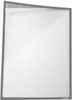 Ultradex Infotasche 889277 A4 quer silber Produktbild-Vorschau 1