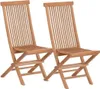 Two wooden folding chairs are shown against a white background. Produktbild-Vorschau