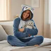 Piżama Onesie Kigurumi Kostium Przebranie Sowa XL: Podgląd zdjęcia produktu 8