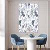 MuchoWow® Poster Blumen - Vogel - Blau 80x120 cm - Produktbild-Vorschau 5