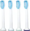 Four replacement toothbrush heads are arranged in a row against a white background. Produktbild-Vorschau