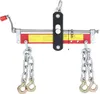 Gru per officina, portata 900 kg, 4 catene, rosso Anteprima dell’immagine prodotto 1