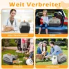 YARDIN Katzentransportbox, Transportbox Katze mit Metalltür Produktbild-Vorschau 5