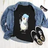 Mr. & Mrs. Panda Größe L T-Shirt Pinguin Duschen - Schwarz Produktbild-Vorschau 2