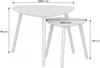 sweeek - 2er Set skandinavische Satztische aus MDF - Natur Produktbild-Vorschau 5