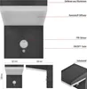 LED Solar-Garten-Wandleuchte VEREA mit Dämmerungssensor, 10,7 x 15,4 x 13 cm Produktbild-Vorschau