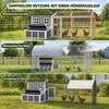 PawHut Hühnerstall aus Tannenholz, Hühnerhaus mit Produktbild-Vorschau 8