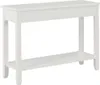 vidaXL Konsolentisch Weiß 110 x 35 x 80 cm Holz Produktbild-Vorschau 3