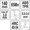 YATO Abisolierwerkzeug YT-22640 140mm Produktbild-Vorschau 10