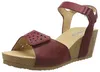 Rieker Damen V8355-35 Plateausandalen bordeaux (Größe: 39)- Produktbild-Vorschau 7