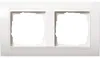 GIRA 0212327 Abdeckrahmen 2fach Zwischen rahmen RW gl. Produktbild-Vorschau 1