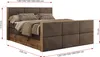 MKS MEBLE Doppelbett, Boxspringbett ALBERO 2 KING DUO mit Produktbild-Vorschau 6