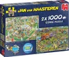 Jumbo 19099 Jan van Haasteren - Food Festival 2x 1000 Teile Produktbild-Vorschau 6