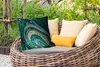 MuchoWow® Outdoor Kissen - Marmoroptik - Luxus - Gold - Produktbild-Vorschau 3