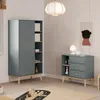 CALICOSY - Armoire 1 porte et 5 niches ouvertes H181 cm - Voir les images du produit 10
