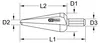KS Tools 3360019 Quick-helix drill bit 36 - 50 mm Steel 1 Anteprima dell’immagine prodotto 2
