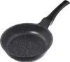 A black frying pan with a speckled granite-like interior and a black handle is shown against a white background. Anteprima dell’immagine prodotto