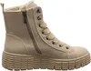 A side view of a single beige boot. Náhľad obrázku produktu