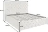 riess‑ambiente Boxbett PARIS 180x200cm champagner beige Produktbild-Vorschau 2