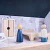 Aga Drevený domček pre bábiky s nábytkom 80cm Náhľad obrázku produktu 18