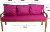 Gartenkissen Set rosa – 140x50 + 3x50x56 cm Gartenkissen Produktbild-Vorschau 3