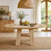 Uitschuifbare eettafel, 110–150 × 110 cm, rond, met Productafbeelding-voorbeeld 4