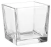 Pot en verre parallélépipédique Pot de plante cube verre Voir les images du produit 1