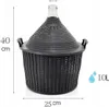 10L Glasgärballon mit Kunststoffkorb + Gärröhrchen aus Glas Produktbild-Vorschau 2