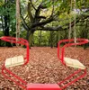 Duo Swing 92 x 44 x 53 cm Bois d'acier rouge naturel Voir les images du produit 3