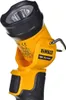 A close-up studio shot of a yellow and black DeWALT 18V XR Li-Ion LED work light. Produktbild-Vorschau