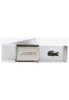 A white textile belt with a silver buckle and a Lacoste crocodile logo. Produktbild-Vorschau