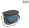 Rotho Biomülleimer 3,2 L Albula - Mülleimer 22,2 x 17,2 x Produktbild-Vorschau 4