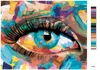 Zuty - Malen nach Zahlen - ABSTRAKTES FLUORIT-AUGE, 40x50 Produktbild-Vorschau 3