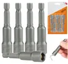 Satz magnetische Schraubendrehereinsätze 5 Stück 10mm Produktbild-Vorschau 15