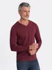 Ombre Clothing Langarm-T-Shirt für Männer Hespexia bordo M Produktbild-Vorschau 3