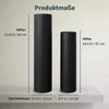 Leewadee Bodenvasen 2er Set aus Metall in schwarz Produktbild-Vorschau 5