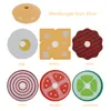 Jeu de cuisine fast-food en bois composite, formes Voir les images du produit 9