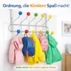 HI -  Türhakenleiste mit 10 bunten Haken (16124) Produktbild-Vorschau 5
