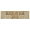 vidaXL Étagère d'angle Chêne Sonoma 160x40x45 cm Matériau Voir les images du produit 11