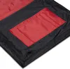 A close-up view of a black and red carry bag with pockets. Náhľad obrázku produktu